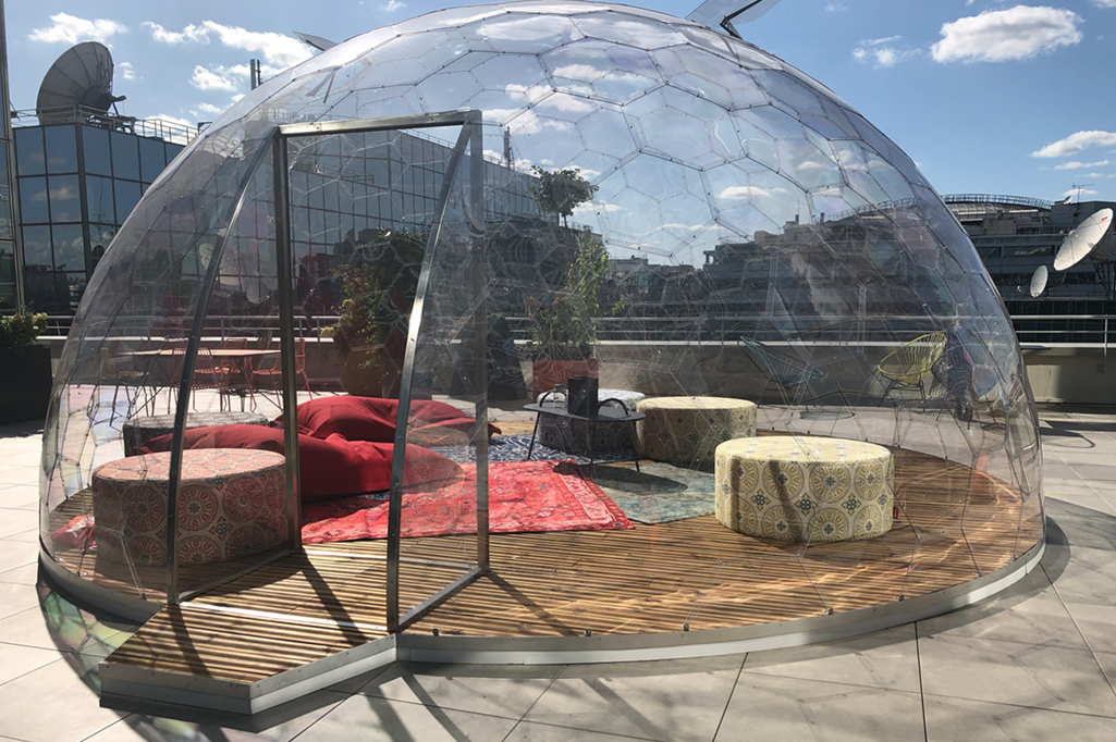 Sphere igloo transparent