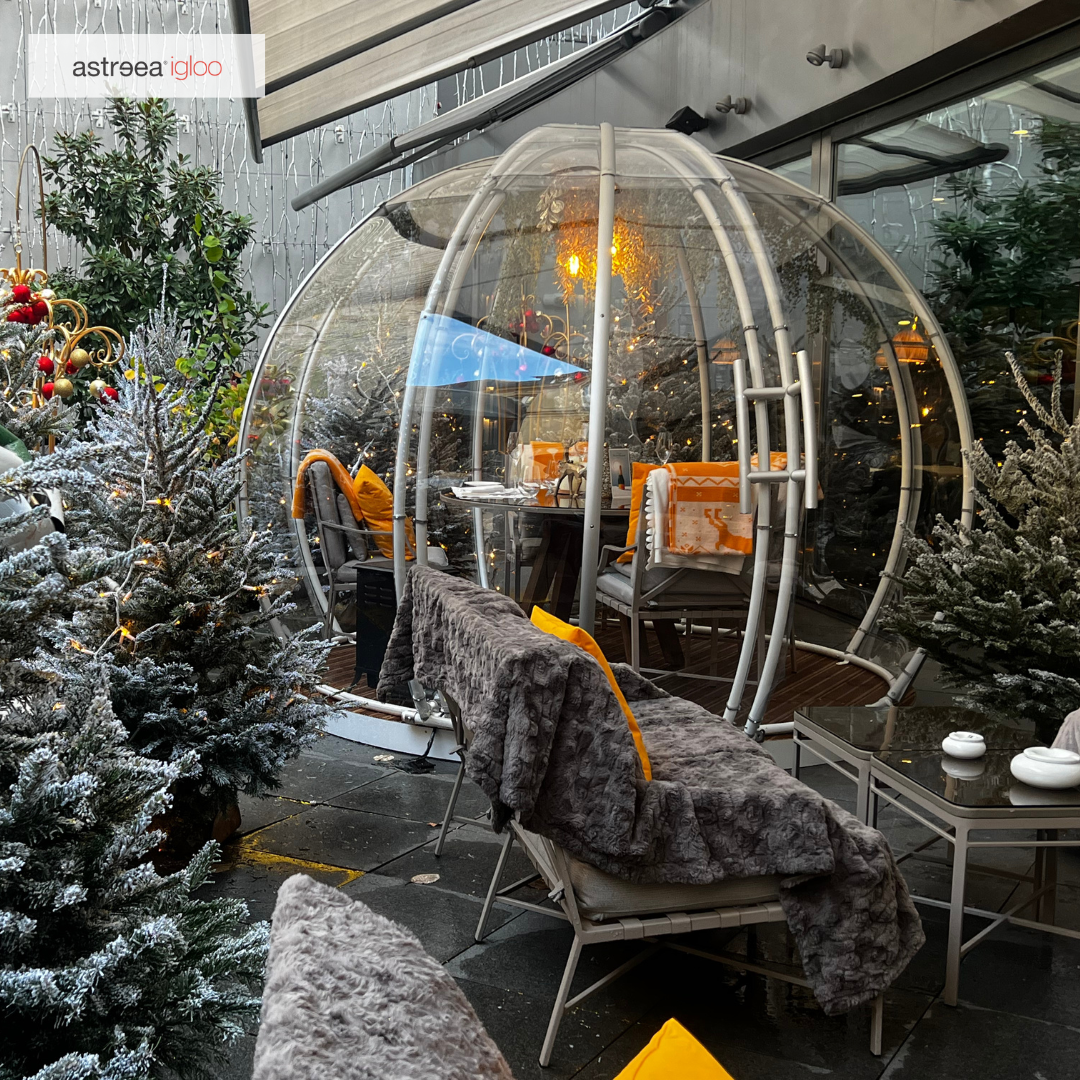Astreea igloo plus, couverture de terrasse d'hôtel