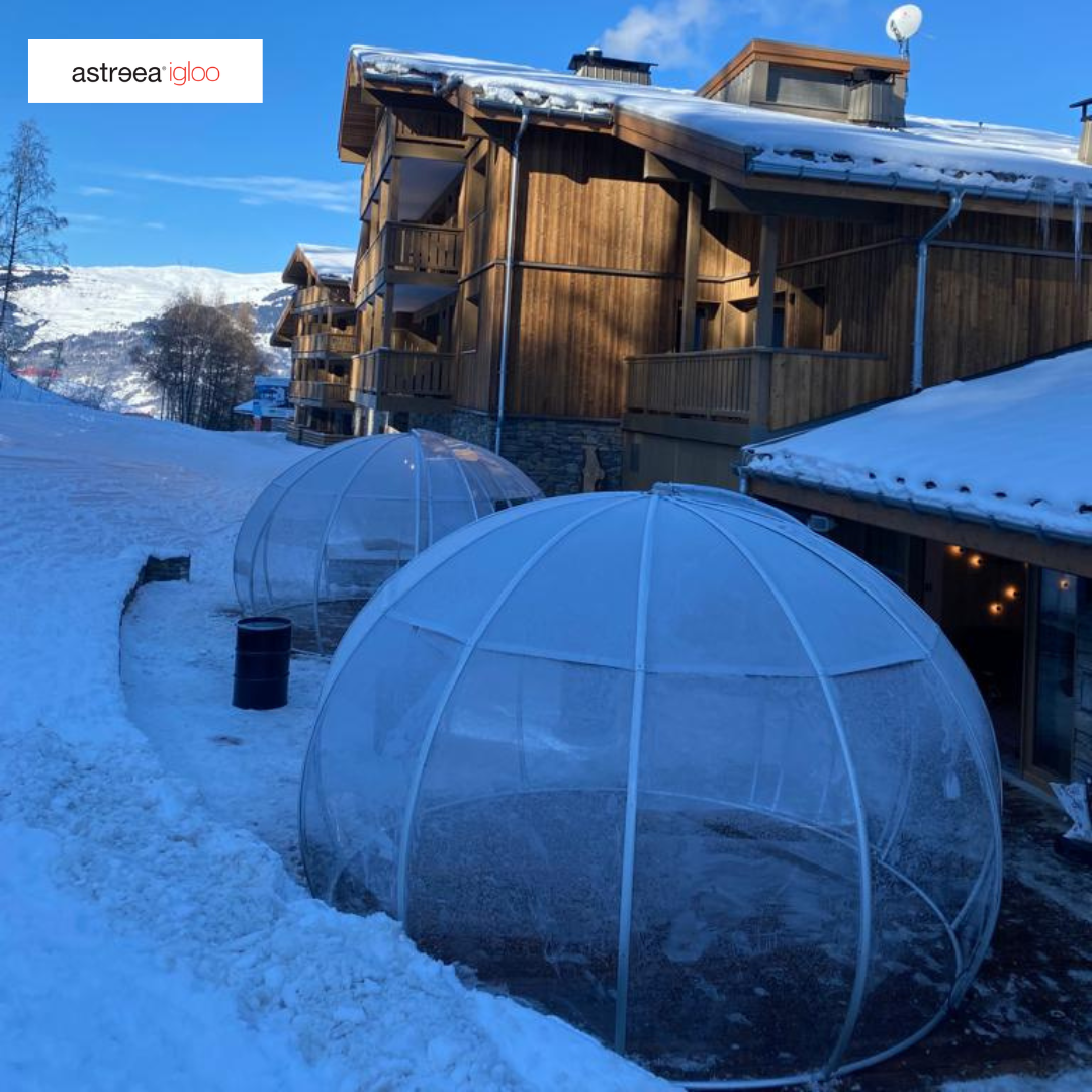 aménagement de terrasse en hiver