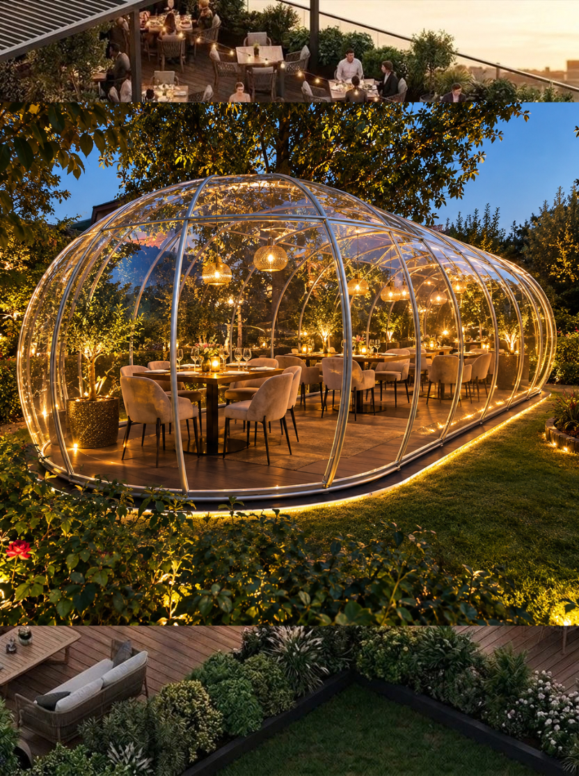 Astreea Bulle igloo terrasse capsule Astreea Bulle igloo terrasse capsule