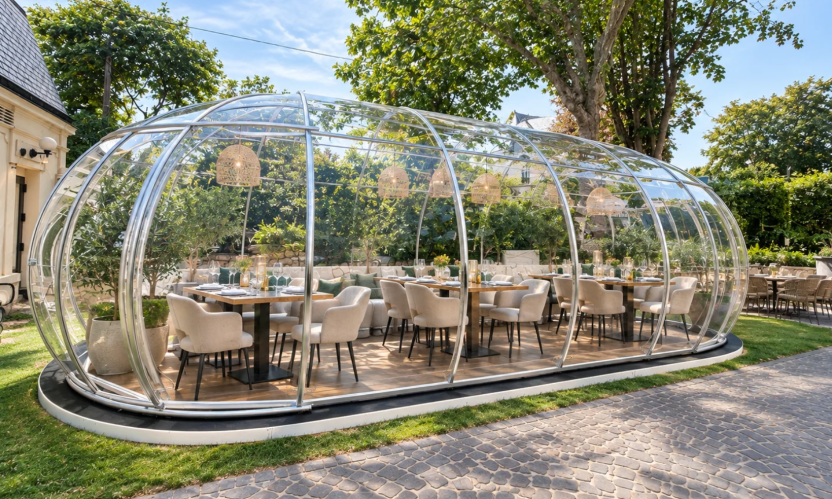 Terrasse restaurant montable et demontable Location Vente