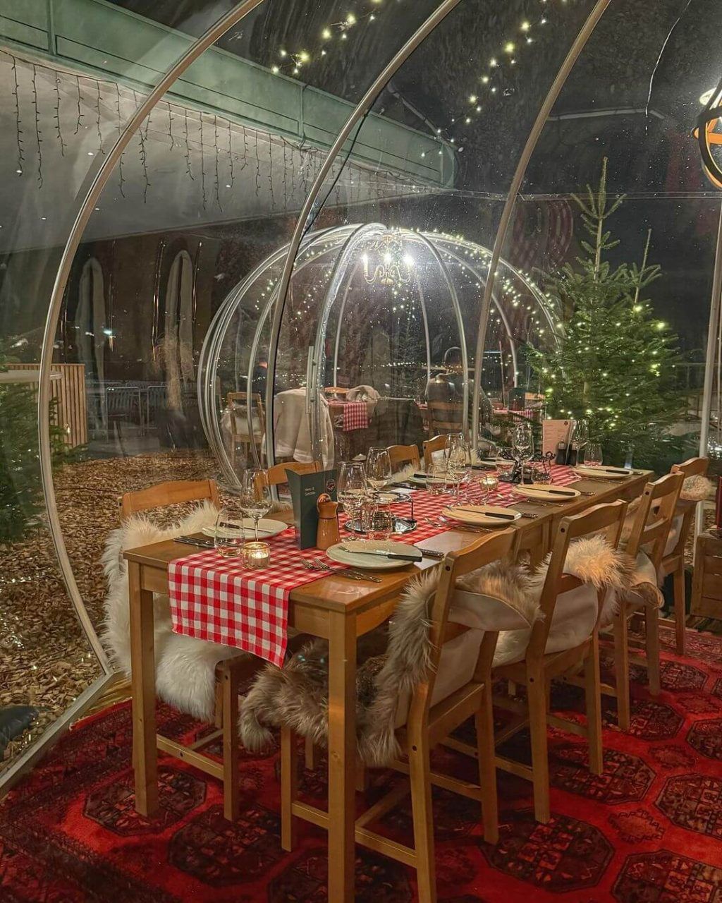 Protection pour terrasse de restaurant